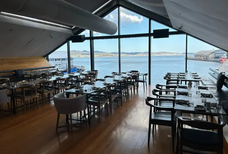 Delicious seafood dish at Aløft Hobart